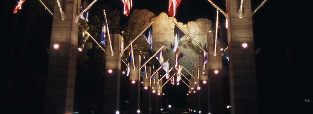 Mount Rushmore Lighting